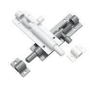 Targette de Porte Loquet de fenêtre 2 à 8 pouces, boucle verrouillage porte, robuste, grande jardin, hangar, coulissante, tour, loquet boulon, quincaillerie for la maison(Grey,3inch)