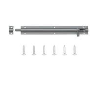 Targette de Porte Loquet de fenêtre 2 à 8 pouces, boucle verrouillage porte, robuste, grande jardin, hangar, coulissante, tour, loquet boulon, quincaillerie for la maison(Grey,2inch)