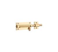 Targette en Laiton, Pêne Rond Ø 8 mm, 70x30 mm, Fermeture Efficace pour Portes Intérieures, Meubles, Placards, Installation Facile, Disponible en Laiton Poli, Chromé, Laqué Blanc, THIRARD