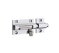 Targette, Laiton Chromé, Pêne Ø 8 mm, Dimensions 50x30 mm, Idéal pour Portes et Fenêtres, Installation Facile, Design Élégant, Résistant à la Corrosion - THIRARD