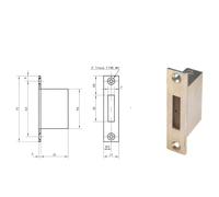 Targette n°22 à encastrer - BEUGNOT - BE01000000