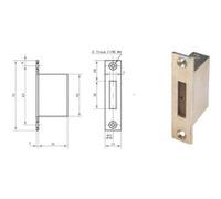 Targette n°22 à encastrer - BEUGNOT - BE01000000 Noir G