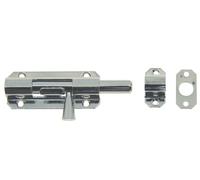 Targette pêne rond dimensions 54 x 24 mm laiton chromé GUITEL 5801500