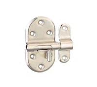 Targette pêne rond nickelé 35mm - - 00000635