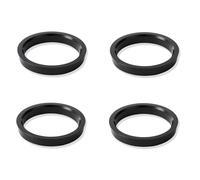Targonix Bague de Centrage Jante 4 Pièces Anneaux de Centrage Plastique pour Moyeu et Jante Adaptateur Réducteur pour Installation de Roues et Réduction des Vibrations en Garage et Voiture