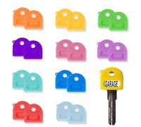 Targonix Couvre Clef Couleur en Silicone, Lot de 20 Capuchons Élastiques pour Identification de Clés, Étuis Souples pour Différencier et Protéger les Clés à la Maison ou au Bureau