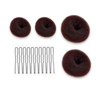 Targonix Lot de 4 épingles à chignon en forme de U - Pour chignon et coiffage - Accessoires pour cheveux pour le quotidien, le travail et diverses occasions