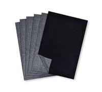 TARGONIX Lot de 50 feuilles de papier carbone A4 noir - Papier de transfert pour dessiner et copier - Papier calque pour papier, bois, toile, papier graphite pour bricolage, studio et atelier