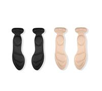 Targonix Semelles Chaussures Autocollantes avec Coussinets Talon, Ajusteurs Antidérapants Confort pour Chaussures Trop Grandes, Semelles Femme pour Confort Quotidien Lot de 2 Paires