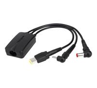 Targus 3-Way DC Charging Hydra - Adaptateur secteur - alimentation à 3 broches - noir - Europe - pour Targus Dual Video Station d'accueil, Universal USB 3.0 DV2K Docking Station with Power