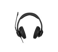 Targus AEH102GL écouteur/casque Avec fil Arceau Appels/Musique USB Type-A Noir