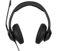 Targus AEH102GL écouteur/casque Avec fil Arceau Appels/Musique USB Type-A Noir