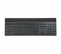 Targus EcoSmart - Clavier - collecte durable d'énergie - full size - antimicrobienne - rétroéclairé - sans fil - Bluetooth 5.0 - QWERTY - Espagnol - noir - emballages recyclés