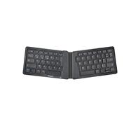 Targus AKF003FR Clavier Bluetooth 5.1 AZERTY Français Mini Noir, Autonomie 36h, Recharge Micro-USB, Compatible Windows, macOS, Android, iOS