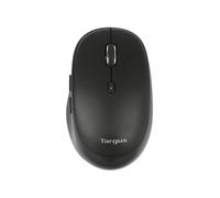 Targus AMB582GL Souris Optique 2400 DPI Sans Fil RF + Bluetooth 5.0, Droitier Noir, 1 Bouton Roue, Pile AA, 63.5x105x38.6mm, 59g