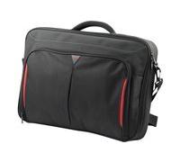 DELL Classic+ 45,7 cm (18") Malette Noir, Rouge