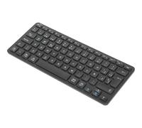 - Clavier - multi-appareil - compact - antimicrobienne - sans fil - Bluetooth 5.1 - QWERTY - Espagnol - noir