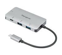 Targus Concentrateur (hub) 2x USB 3.2 Gen 1 + 2x USB-C 3.2 Gen 1 alimentation de bureau