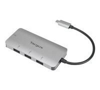 Targus Hub USB, Adaptateur USB de USB-C à USB-A 3.0, Station d'accueil certifiée « Works with Chromebook » pour jusqu'à 4 périphériques USB - ACH226EU