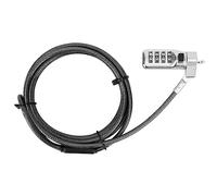 DEFCON Compact Combo Cable Lock - Câble de sécurité - noir - 1.98 m