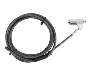 Targus DEFCON Compact Keyed Cable Lock - Câble de sécurité - noir - 1.98 m