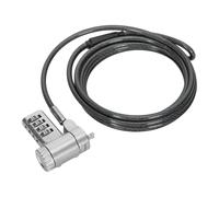 Targus DEFCON Ultimate - Câble de sécurité - sérialisé universel - argent - 2 m