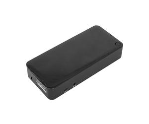 Targus DOCK182EUZ Station d'accueil filaire noire : 4x USB 3.2 Gen 1 Type-A, 1x USB 3.2 Gen 2 Type-C, HDMI 2.0, 2x DisplayPort 1.2, Power Delivery 3.0, Windows/macOS/Linux/Android/ChromeOS