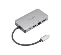 Targus DOCK419EUZ Dock USB-C 3.2 Gen 1, 100W PD, 4K HDMI, VGA, GbE, 2x USB-A, 1x USB-C, Compatible Windows/macOS/ChromeOS, Gris