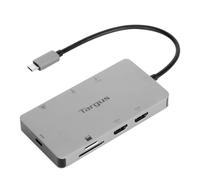 Targus Docking Station USB-C Dual HDMI 4K Monitor Display Ports, Gigabit Etherne