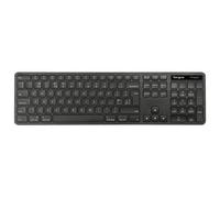 Targus EcoSmart AKB873UK clavier Universel RF sans fil + Bluetooth QWERTY Anglais britannique Noir