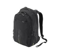 Targus EcoSpruce Sac à Dos Ordinateur 27 L, Sac pour Ordinateur jusqu'à 15,6'', Sacoche Ordinateur fabriqué en Bouteilles en Plastique recyclées - Noir, TBB013EU