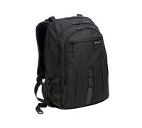 Targus EcoSpruce TBB013EU Sac à Dos 15.6" Polyester Noir 330x480x180mm, Compartiment 375x39x260mm, Tissu Recyclé, Résistant à l'Eau