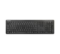 Targus Full-Size Multi-Device - Clavier - antimicrobienne - sans fil - Bluetooth 5.1 - Allemand - noir