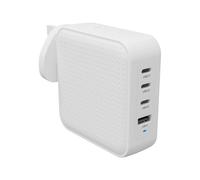 TARGUS Hyper HyperJuice 100W USB-C GaN Travel Charger 3C+1A - White