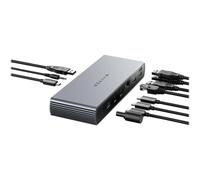 Targus HyperDrive 11-in-1 - Station d'accueil - pour ordinateur portable - USB-C / Thunderbolt 4 - 11-slot - HDMI, 2 x Thunderbolt - 2.5GbE