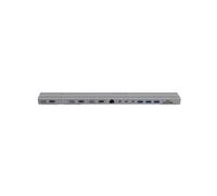 Targus HyperDrive HD156-GL : Hub 4K - 2x USB 3.2 Gen 2 Type-C, 1x USB 3.2 Gen 2 Type-A, 2x USB 3.2 Gen 1 Type-A/C, HDMI/DP, RJ45, Lecteur SD/MicroSD, 100W