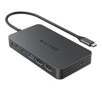 TARGUS HyperDrive Universal USB-C 7-in1 Dual HDMI Mobile Dock - Grey - for M1/M2mBAir/Pro