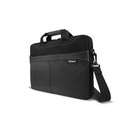 Targus Sacoche Fine pour Ordinateur Portable jusqu'à 15,6" - Sac à bandoulière pour Ordinateur Portable de 12", 13", 14" et 15", Dell, HP, Lenovo, Apple et Microsoft, Noir (TSS898)