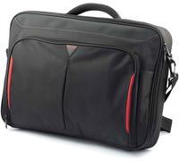 Targus | Sacoche pour ordinateur portable avec rabat | CN418EU | Porte-documents | Noir/rouge | " | Bandoulière