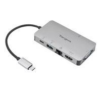 Targus Station d'accueil DOCK419EUZ USB-C 3.2 Gen 1 HDMI VGA GigE PD 100W Gris