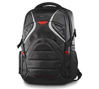 Targus STRIKE Gaming Sac à dos pour ordinateur portable 17,3", Sac à dos homme 26 litres, Sac de transport pour PC gaming & équipement de jeu - Noir/rouge, TSB900EU