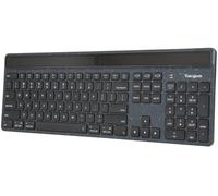 Targus Sustainable Energy Harvesting EcoSmart - Kabellos - Bluetooth - Scherenschlüsselschalter - QWERTZ - LED - Schwarz