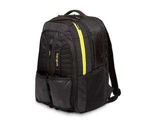 Targus TSB943EU Work + Play Sac à dos pour sport de raquettes pour ordinateur portable jusqu’à 15,6" pouces, 28 litres - Tennis/Badminton/Squash/Padel - Noir
