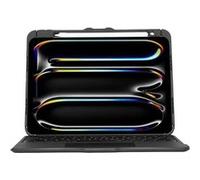 Targus Versavu - Clavier et étui - rétroéclairé - sans fil - Bluetooth 5.0 - QWERTY - Espagnol - noir Noir G