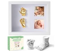 Taricor Kit de Moulage 3D Main et Pied Bébé Bebeavec Cadre Photo | Facile à Utiliser & Non Toxique Kit de Moulage de Main, Empreinte Main ou Pied, Décoration, Souvenir & Cadeau de
