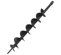 Tarière 100 mm en acier pour plantation d'arbres, poteaux de clôture et construction routière, compatible avec tige de raccordement de 20 mm et vis de tarière SKU140340