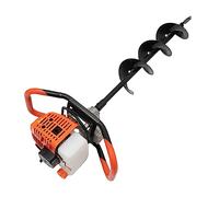 Tarière à essence 52 cc moteur à deux temps avec 3 têtes de perçage 4 6 8 pouces, rapport de mélange essence, huile 25 à 1, allumage C.D.I, réservoir de 1,2 l pour utilisation individuelle dans