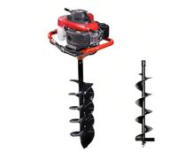 Tarière à Essence,Perceuse Trou Poteau,999cc 4 Temps 8.5 CV,Moteur Fiable,Kit Perçage Complet,Pour Creuser Trous dans Terre,Installation Clôture,Plantation et Travaux d’Aménagement 6cm