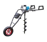 LEMAN Tarière brouette thermique 52 cm³ 1700 W Ø300 mm max. - LOTAR053