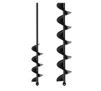 Tarière De Jardin 9 Tailles, Outil De Forage De Trous En Spirale, Perceuse De Sol For La Plantation De Graines, Jardinage De Clôture, Jardinière De Fleurs(8X30cm)